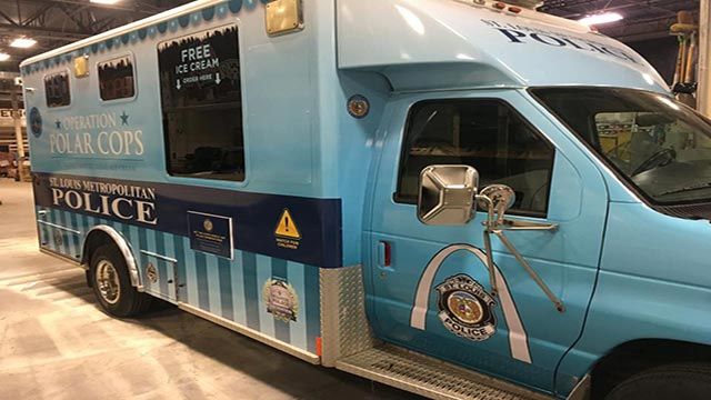 The 'Operation Polar Cops' truck (Credit: St. Louis Police Department)