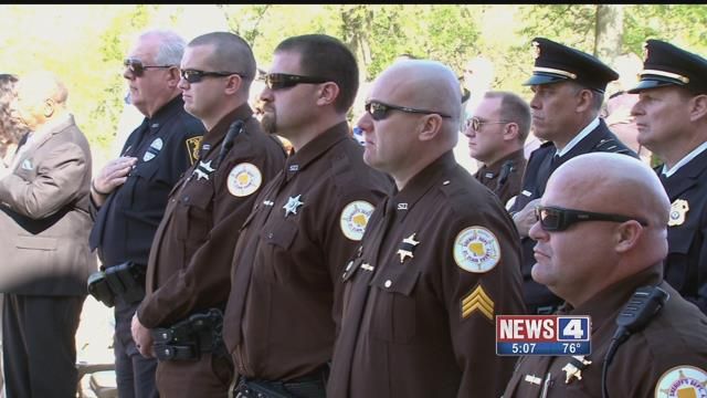 The St. Clair County Sheriff honors fallen officers every years. Credit: KMOV