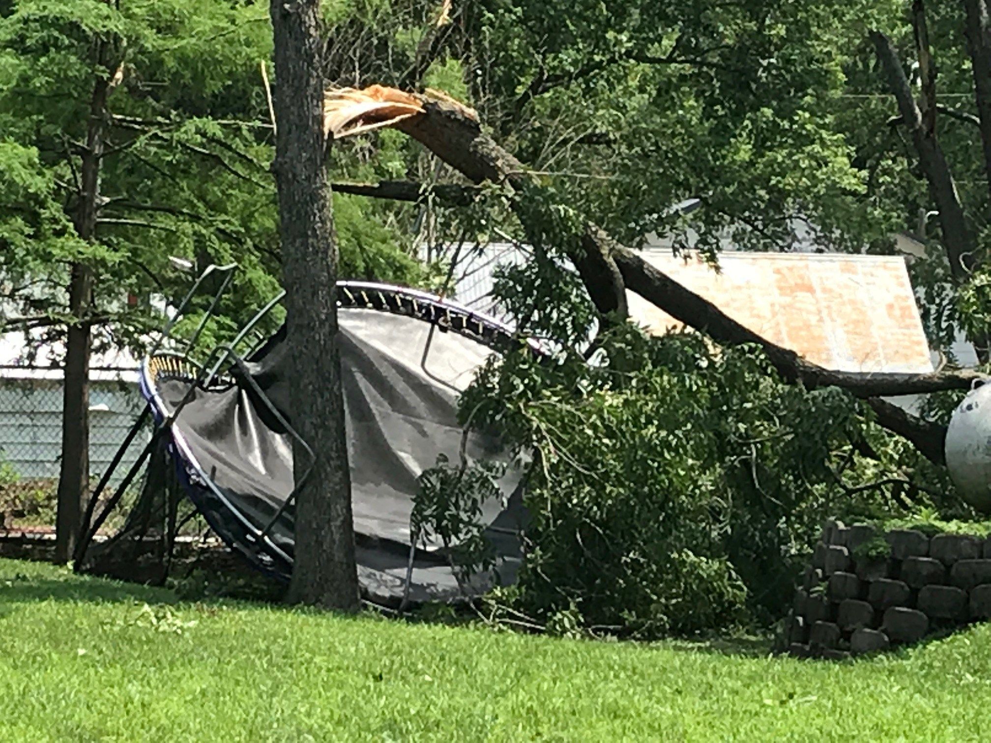Portage Des Sioux Marina heavily damage by Thursday's storm