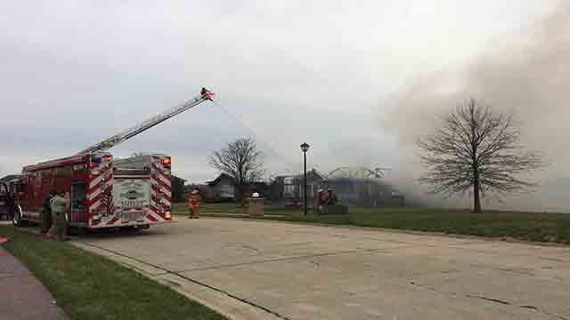 Massive fire destroys Metro East home on Easter Sunday - FOX5 Vegas ...