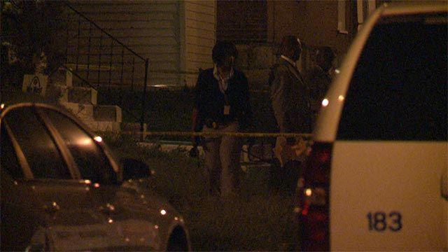 Homicide was requested after a man was shot in the 5420 block of Wabada Monday night