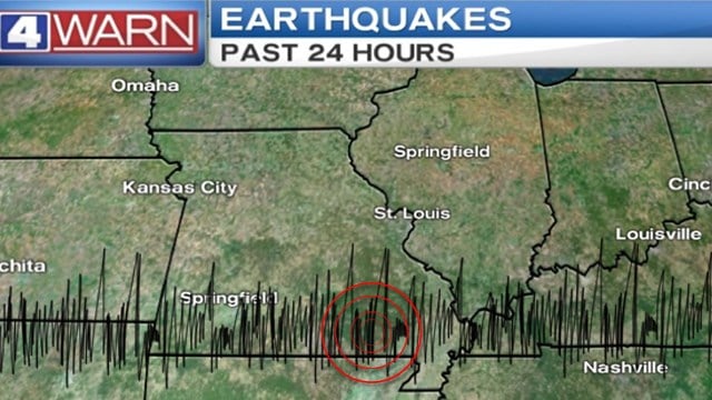 recent earthquakes missouri