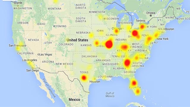 Windstream Outage Chart